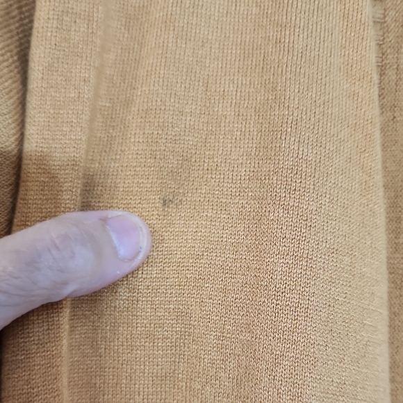 Elegant Mustard Open Front Cardigan - Picture 3 of 6